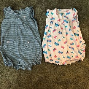 Girls 18 Mo Romper 2 pack